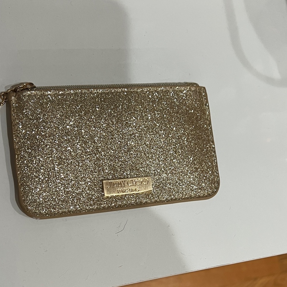 *NEW* Jimmy Choo Sparkling Gold coin/card purse